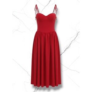 theresa midi corset dress more to come MORE TO COME - Theresa Midi Corset Dress
